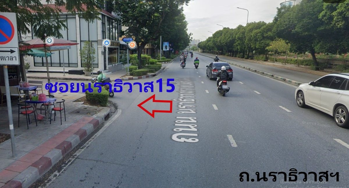 ขายที่ดินสาทร นราธิวาส : ขายที่ดินเปล่า 63 ตรว. ทำเลดี ติดถนน2 ด้าน ซอยนราธิวาสราชนครินทร์15 และ13 Ref. A01270102