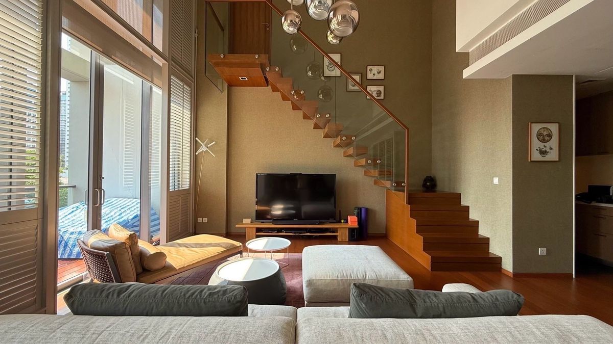 ขายคอนโดสาทร นราธิวาส : ▲Duplex The Sukhothai Residence ▲ 144.18 sq.m. | 38MB | 2 Bedrooms 2 Bathrooms | Fully Furnished | 086-9299929 Punny