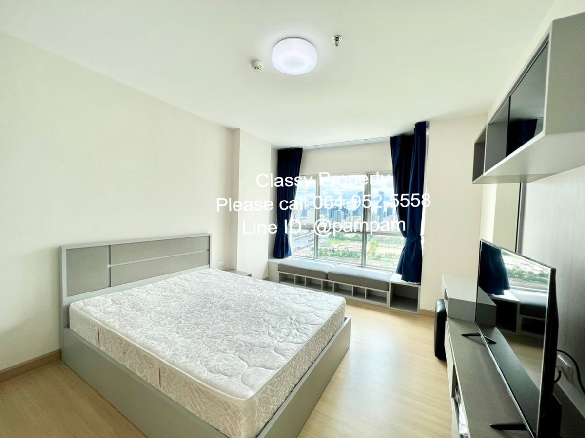 For RentCondoRama9, Petchburi, RCA : *** Condo for rent : Supalai Veranda Rama 9  1 Big bedroom High floor Fully furnished No damage earthquake ***