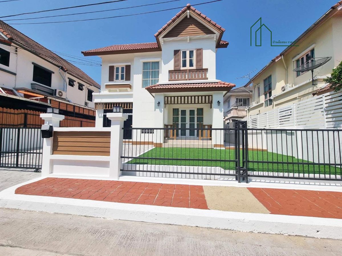 For SaleHouseSamut Prakan,Samrong : Detached house, Wararam, Bang Phli-Tamru Thepharak Renovate, the whole house