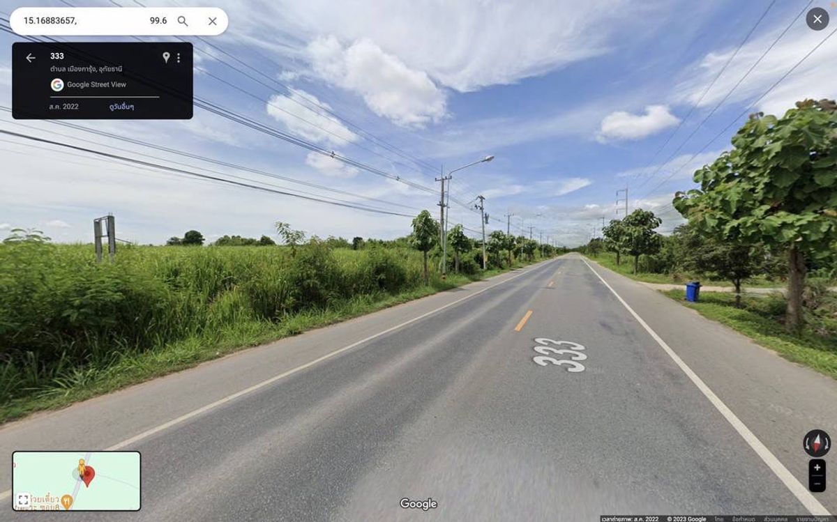 ขายที่ดินอุทัยธานี :  ขายที่ดิน 6-1-99.4 ไร่ ติดถนนทางหลวงหมายเลข 333 (สายอู่ทอง-ท่าน้ำอ้อย) ตำบลเมืองการุ้ง อำเภอบ้านไร่ จังหวัดอุทัยธานี