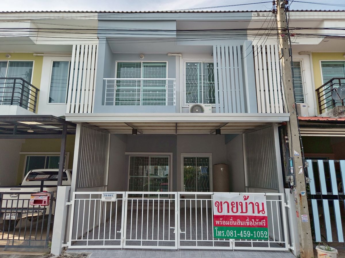 ขายทาวน์โฮมพระราม 2 บางขุนเทียน : ทาวน์เฮาส์รีโนเวทใหม่พร้อมอยู่ 20 ตร.วา วิเศษสุขเฟส5 พระราม2-พันท้าย 