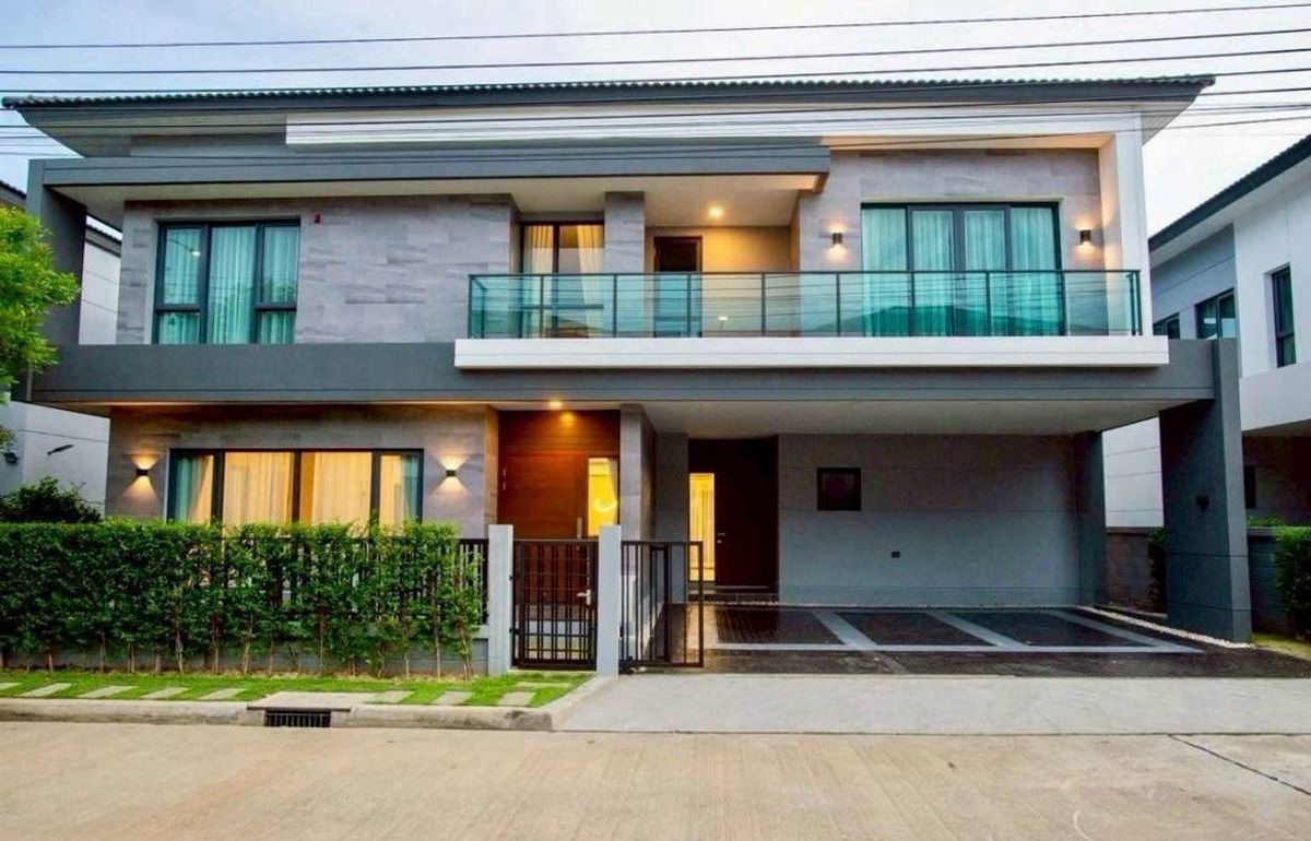ให้เช่าบ้านบางนา แบริ่ง ลาซาล : ✅เช่า✅The City Bangna🔥5 bedroom