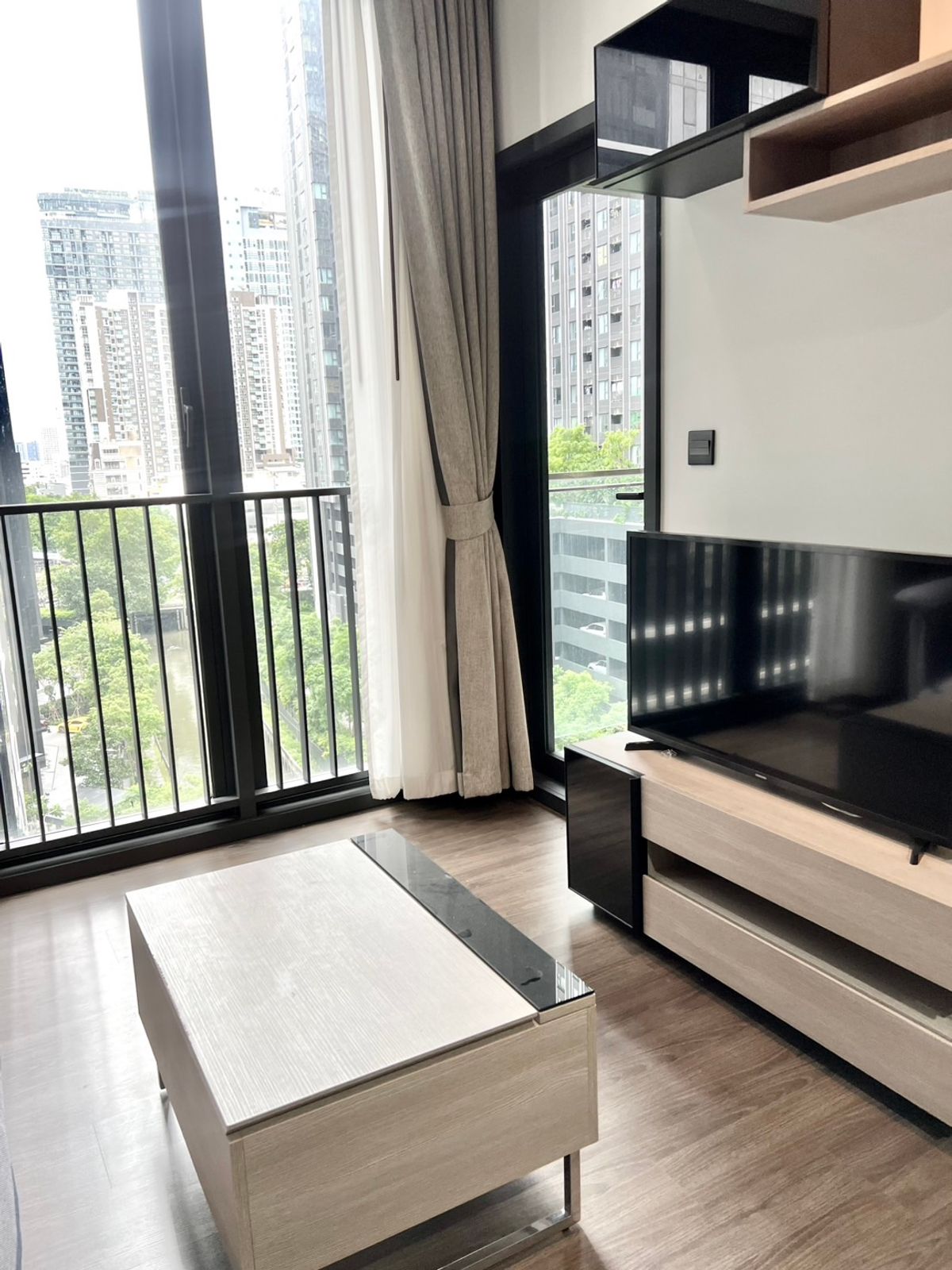 For RentCondoRama9, Petchburi, RCA : Special price - The Line Asoke Ratchada 1bedroom 1Bathroom - Fully Furnished - Near MRT Rama9