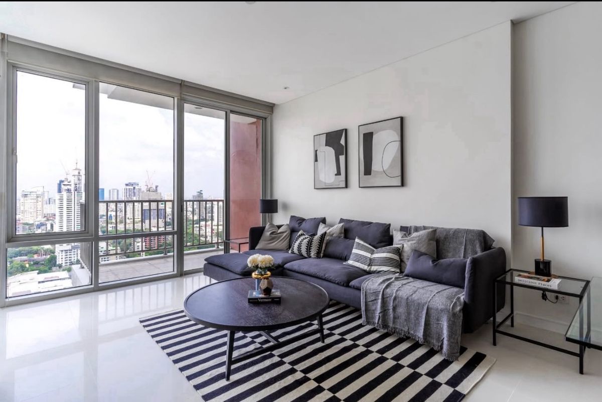ให้เช่าคอนโดสุขุมวิท อโศก ทองหล่อ : 🔥Rent 2BR 2BR🔥Fullerton🔥96sqm🔥Floor26🔥80,000/month🔥