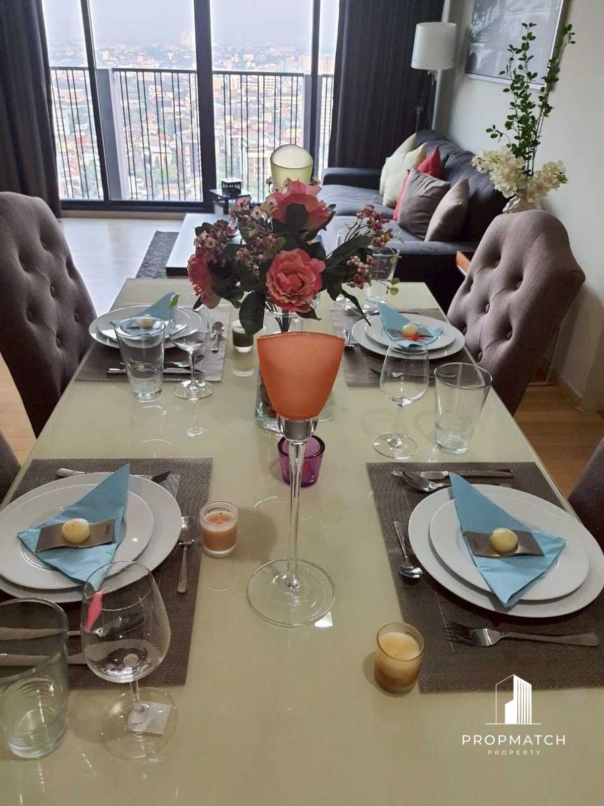 For RentCondoSukhumvit, Asoke, Thonglor : ✨flash deal ✨NOBLE REVEAL EKKAMAI (2BED 2BATH 68.37SQM.) Completely decorated !! Only 60,000 baht per month Tel.0981315848 @Propmatch