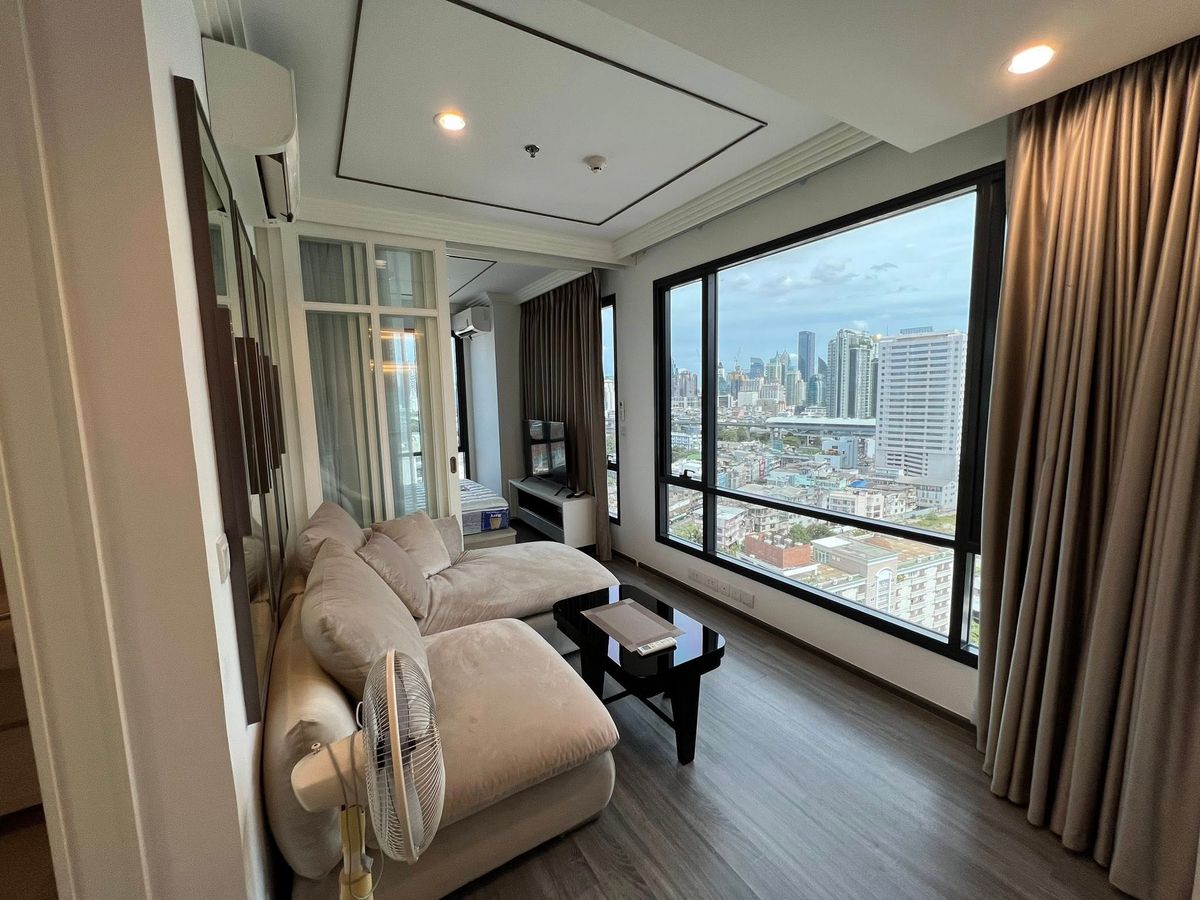 For RentCondoRatchathewi,Phayathai : For Rent !! Ideo Mobi Rangnam - complete corner room with
