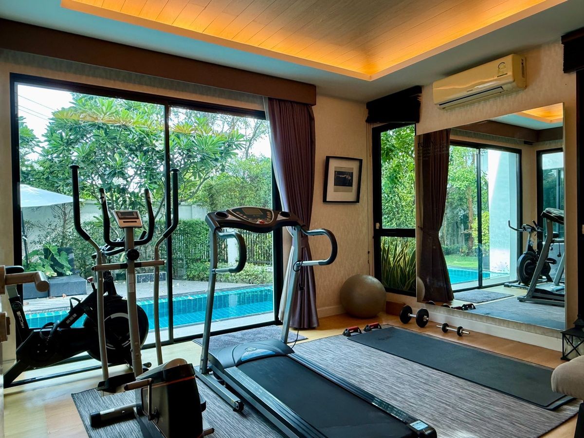 บ้านบางนา แบริ่ง ลาซาล : 🏡 บ้านหรู Pool Villa – Blue Lagoon 2 ✨ หลังมุม พื้นที่สวนกว้าง พร้อมสระว่ายน้ำระบบเกลือ