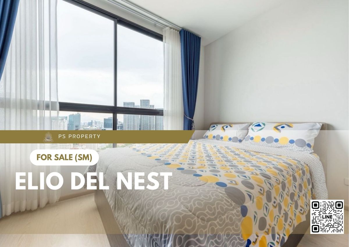 ขายคอนโดอ่อนนุช อุดมสุข : ขายด่วน 📍 Elio Del Nest 📍 เฟอร์นิเจอร์ และ เครื่องใช้ไฟฟ้าครบ ใกล้ BTS อุดมสุข