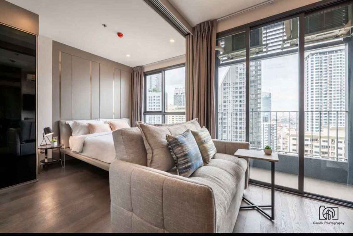 For RentCondoRatchathewi,Phayathai : Rent RR486 IDEO Q Siam-Ratchathewi, beautiful room, complete furniture near the BTS Ratchathewi