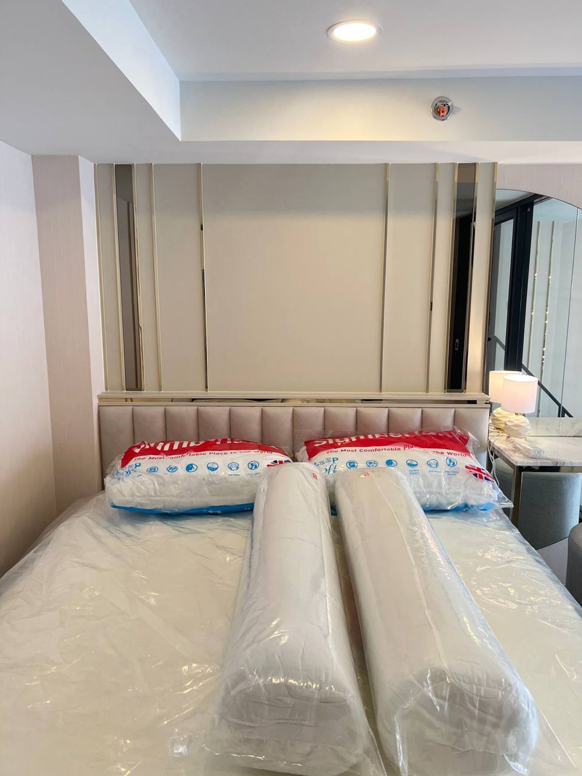 For RentCondoSiam Paragon ,Chulalongkorn,Samyan : Park Origin Chula Samyan【𝐑𝐄𝐍𝐓】🔥Minimalist room with warm tones, professionally built-in furniture🔥  Contact Line ID: @hacondo