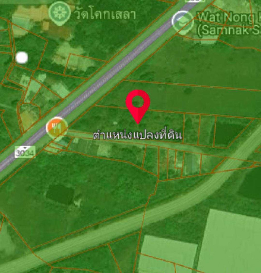 ขายที่ดินสระบุรี : ขาย ที่ดิน ริมถนนหมายเลข 3034  3 ไร่ เหมาะแก่การลงทุน