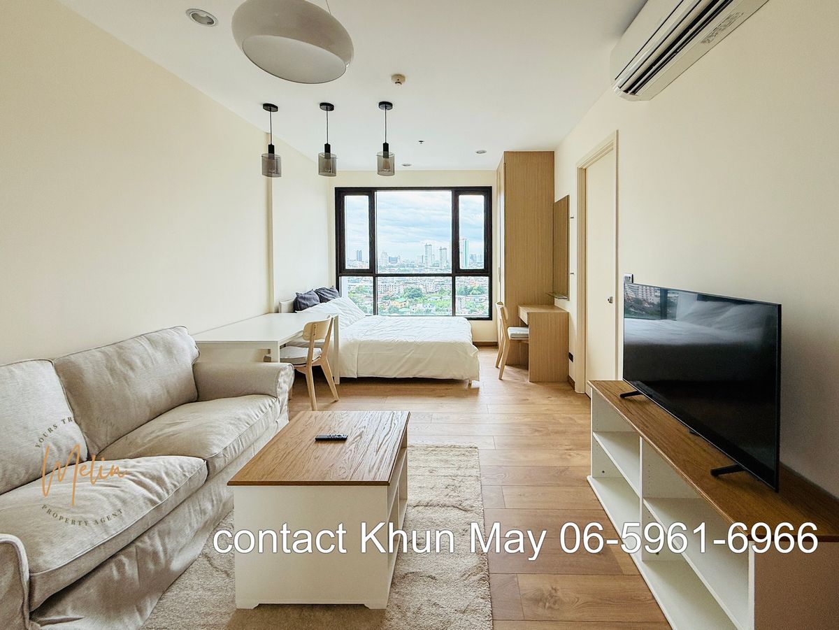 For RentCondoWongwianyai, Charoennakor : Condo rental Fuse Sathorn -Taksin The new room is decorated near BTS Wongwian Yai, only 15,000/d. Total internet!