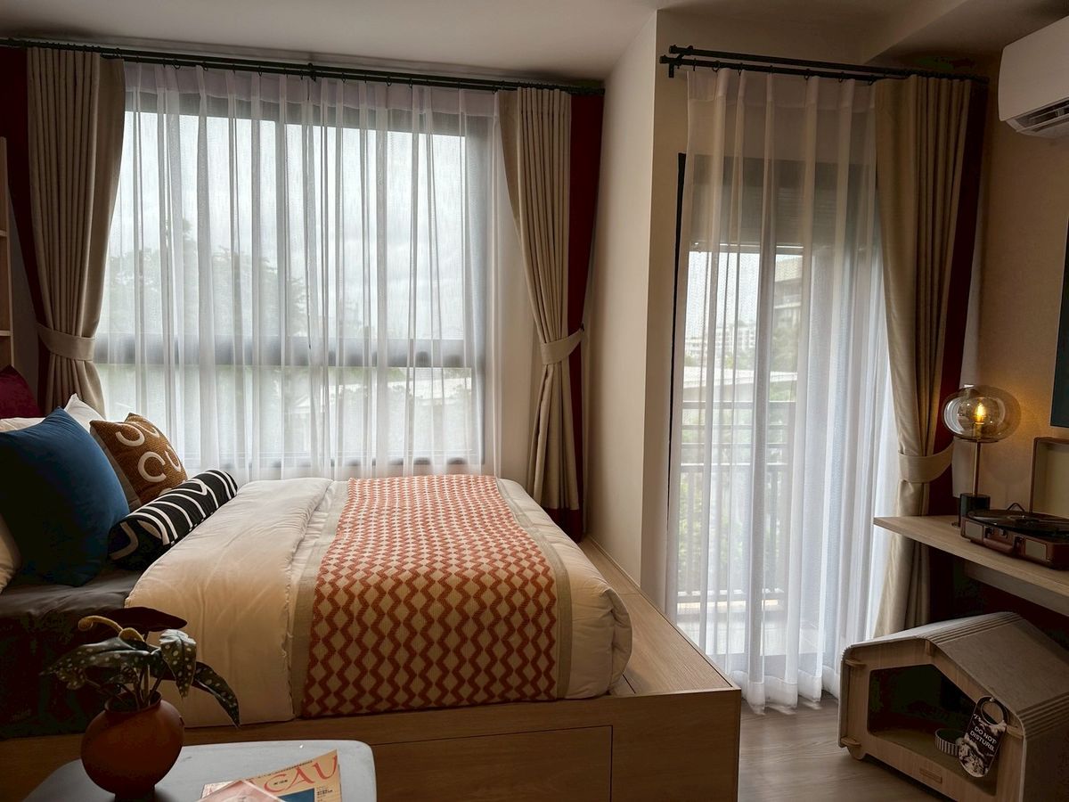 ขายคอนโดสมุทรปราการ สำโรง : คอนโดเลี้ยงน้อง😺🐶  𝐓𝐡𝐞 𝐌𝐮𝐯𝐞 𝐒𝐮𝐤𝐡𝐮𝐦𝐯𝐢𝐭 𝟏𝟎𝟕 ห้องแต่งครบ เฟอร์+เครื่องใช้ไฟฟ้า ส่วนลดจัดเต็ม รับประกันการันตีราคาดีที่สุด💯📱092-8088899