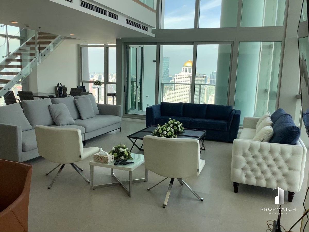 For RentCondoWongwianyai, Charoennakor : ✨flash deal ✨The River Condominium (3BED 4BATH 410SQM). Completely decorated !! Only 400,000 baht per month Tel.0981315848 @Propmatch
