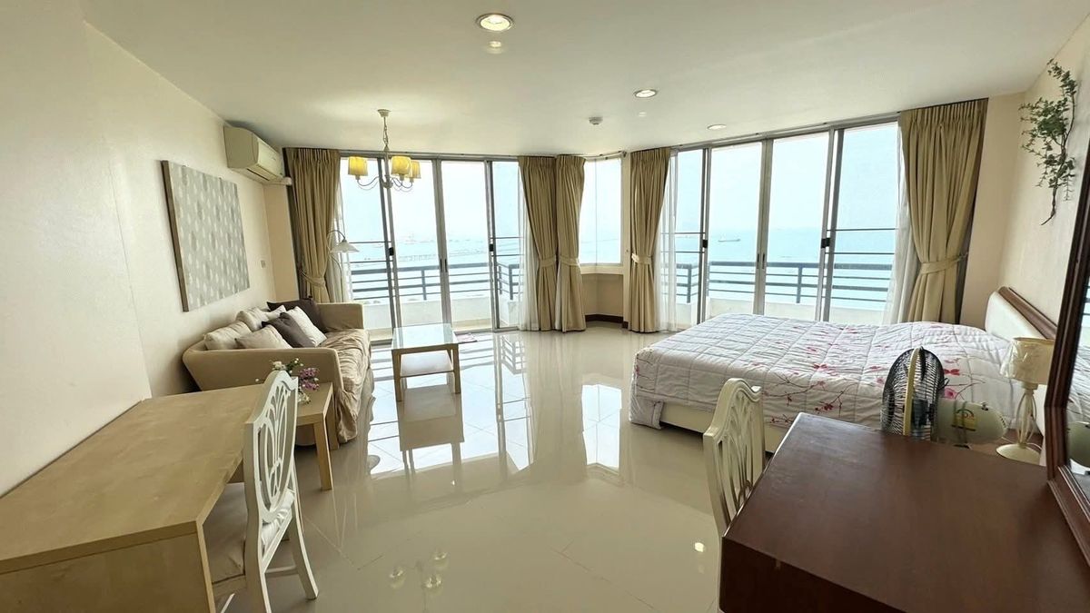 ให้เช่าคอนโดศรีราชา แหลมฉบัง บ้านบึง : Harber view🔥 3 bed 140 sqm 39k🔥🔥