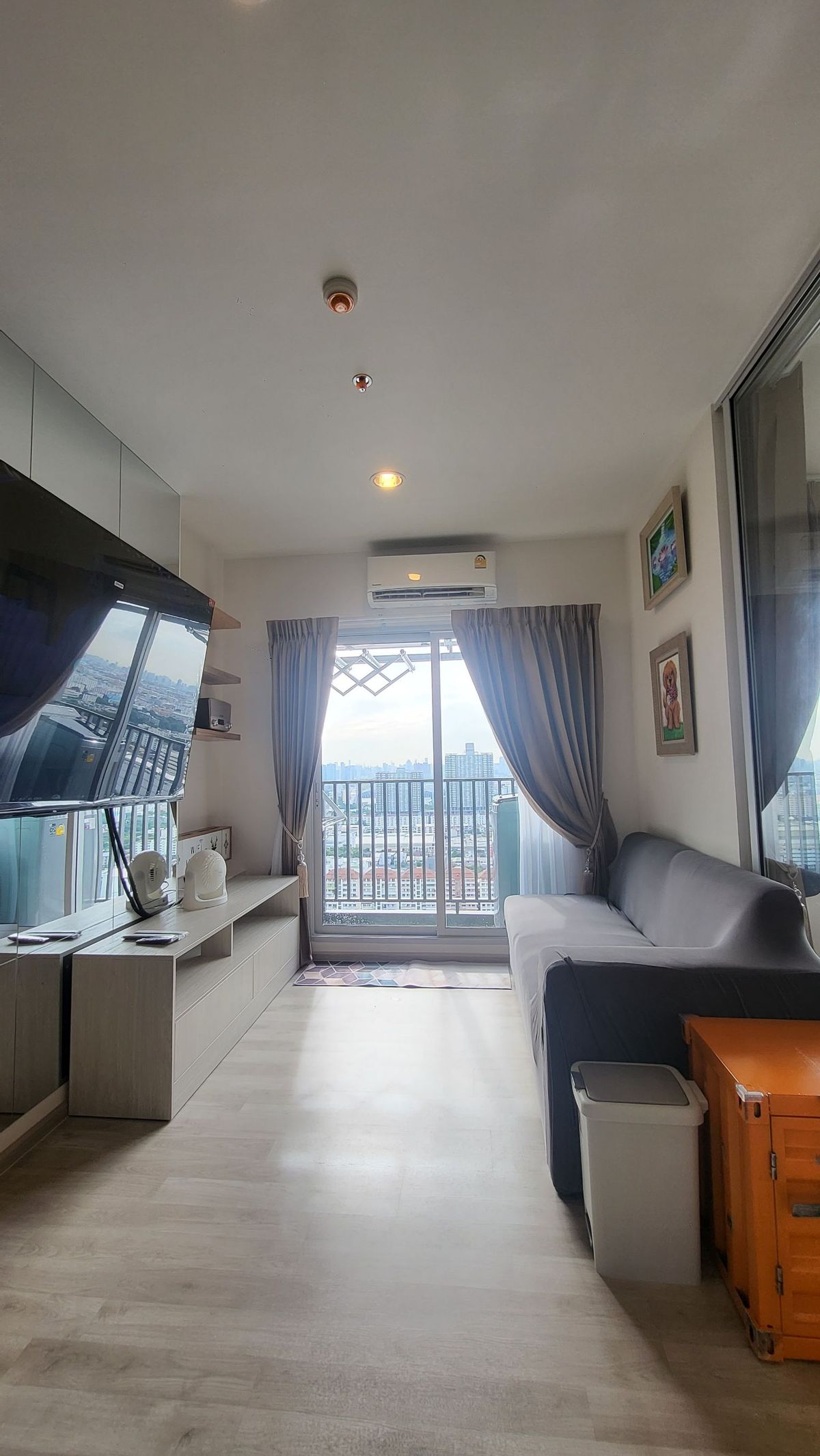CondoRamkhamhaeng, Hua Mak : For sale-rent Niche Mono Ramkhamhaeng Condo, Building B, 30th floor, next to the Orange Line (0 meters)-Ramkhamhaeng Hospital, good location, strong structure, beautiful view, romantic