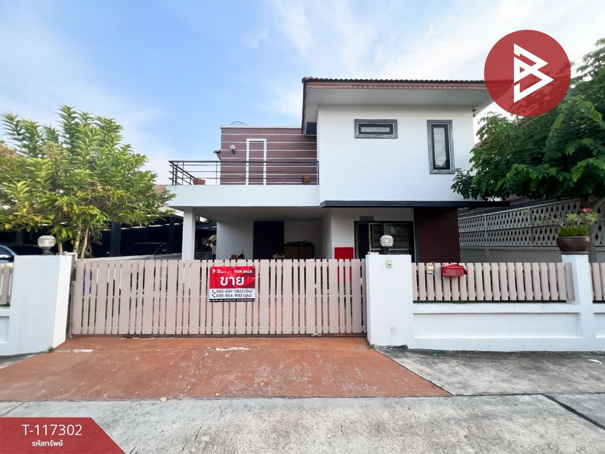 For SaleHousePattaya, Bangsaen, Chonburi : House for sale Baan Suankoons Baan Suankoon Project is ready to move in.