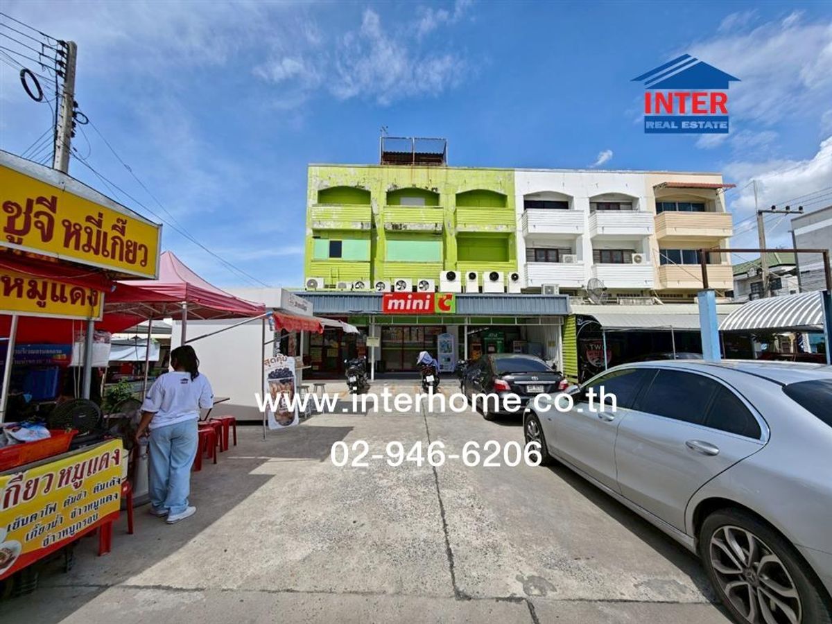 ขายอาคารพาณิชย์ปทุมธานี รังสิต ธรรมศาสตร์ : อาคารพาณิชย์ 3.5 ชั้น 48 ตร.ว. อาคารพาณิชย์ ซอยเปียร์นนท์ ถนนลูกกา ถนนพหลโยธิน ลำลูกกา ปทุมธานี