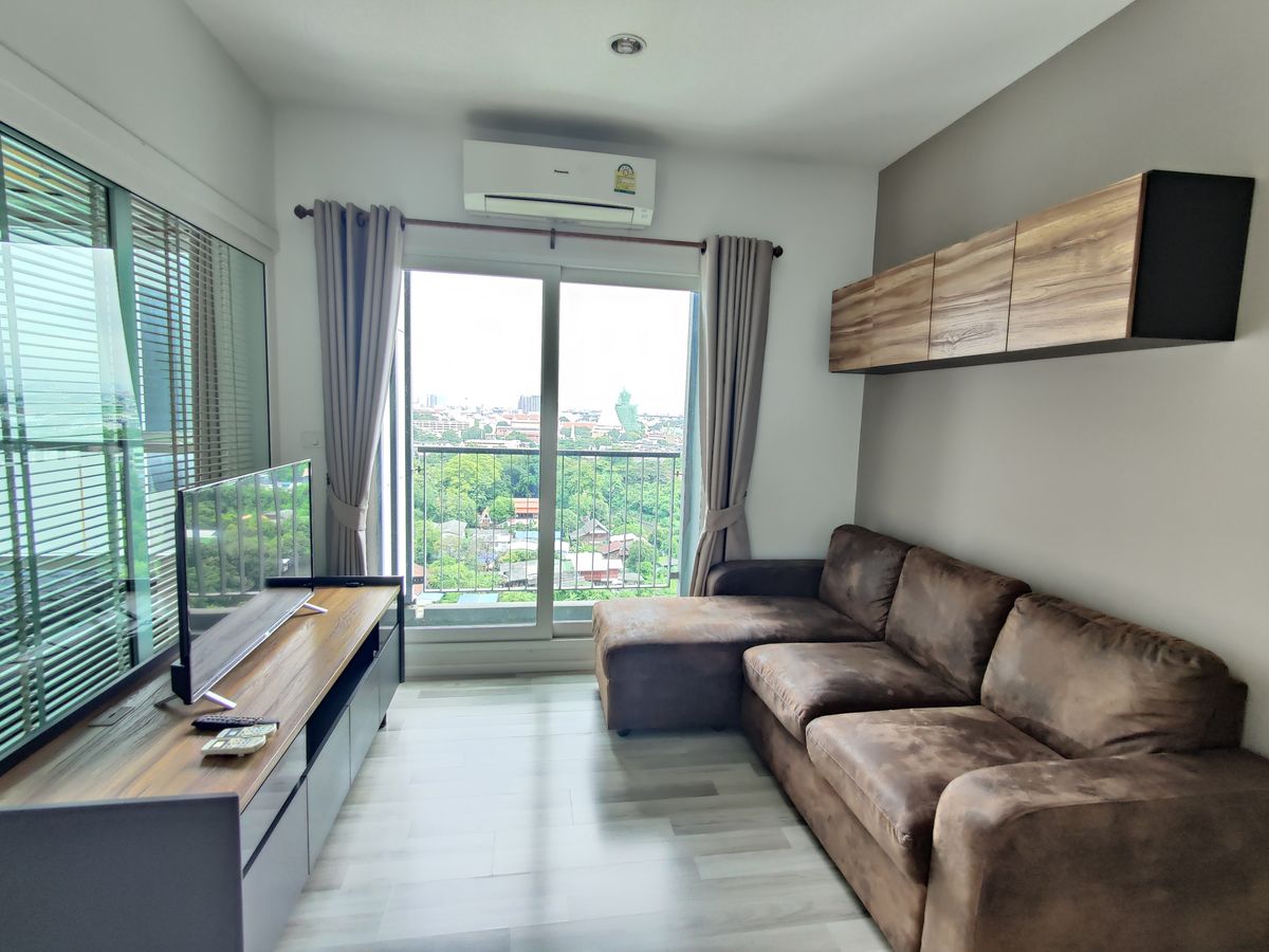 ให้เช่าคอนโดท่าพระ ตลาดพลู วุฒากาศ : 🛏️ ให้เช่า The Key BTS Wutthakat - ขนาด 33 ตร.ม. 1 ห้องนอน เฟอร์ครบ ใกล้ BTS วุฒากาศ 🚈