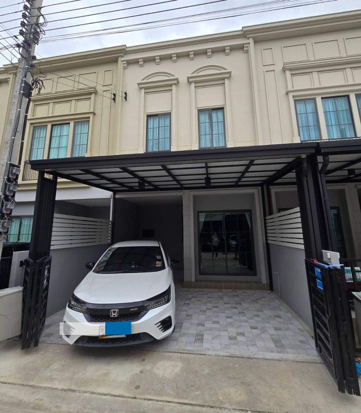 For RentTownhomeBangna, Bearing, Lasalle : 2 -story townhome for rent 17 sq.w. Siri Place Mega Bangna
