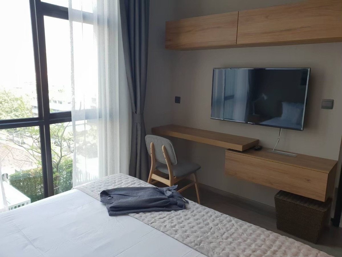 For RentCondoSukhumvit, Asoke, Thonglor : (For rent) 🟢Condo RHYTHM Ekkamai I 1-BR, fully furnished + electrical appliances ㅡ Near 🚆BTS Ekkamai