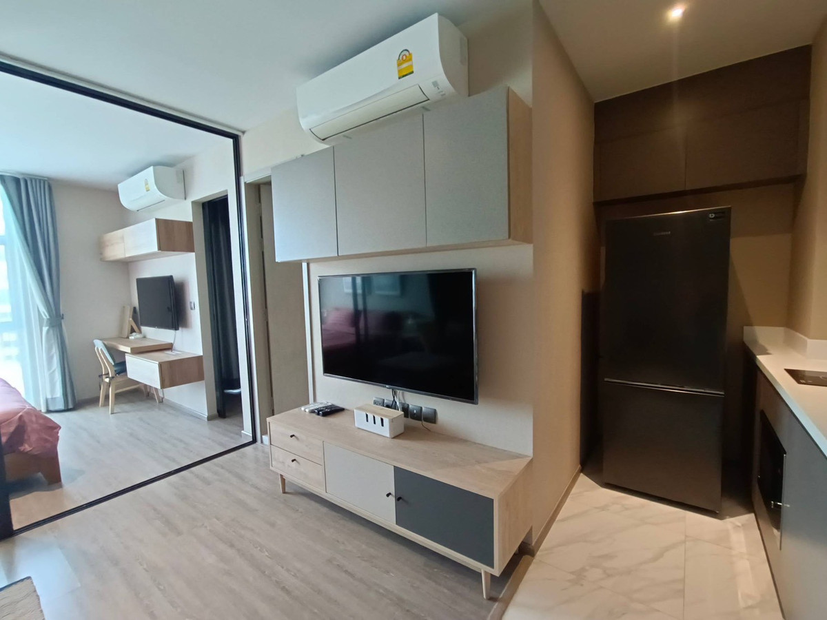 For RentCondoSukhumvit, Asoke, Thonglor : (For rent) 🟢Condo RHYTHM Ekkamai I 1-BR, fully furnished + electrical appliances ㅡ Near 🚆BTS Ekkamai