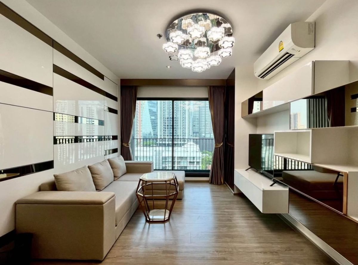 For RentCondoSukhumvit, Asoke, Thonglor : 🚨 Urgent rent Rhythm Ekkamai (Rit Ekkamai)- 2 bedrooms 80 sqm.