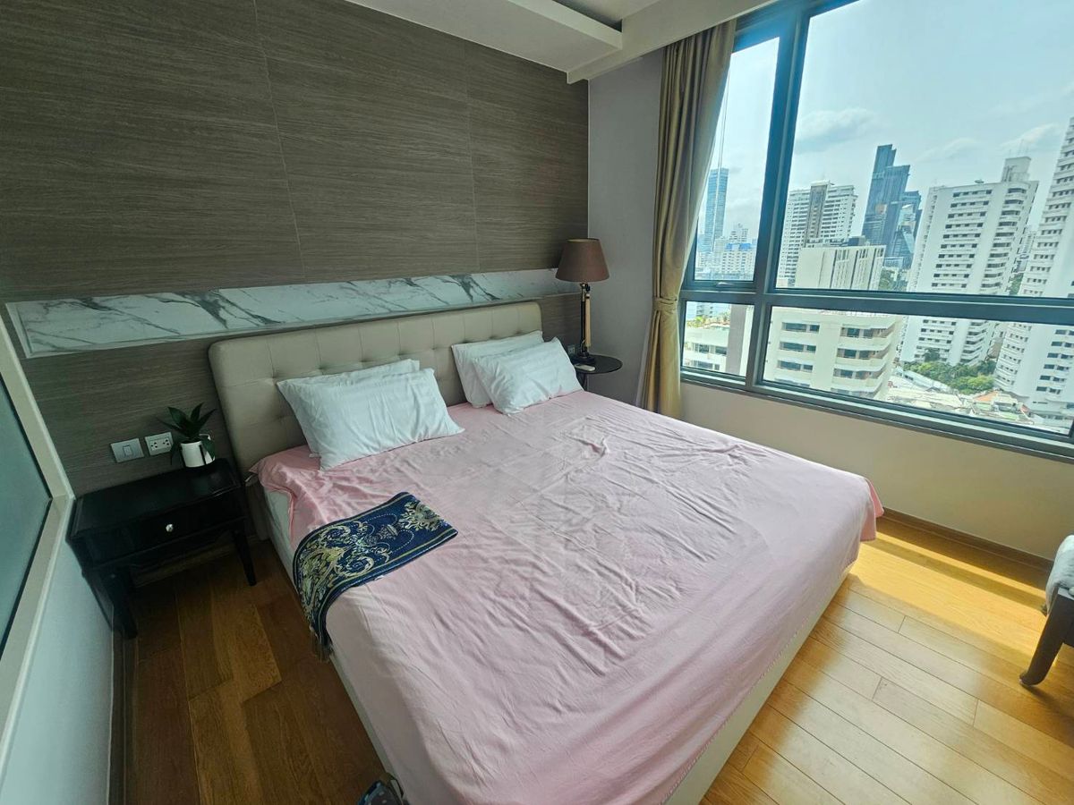 For RentCondoSukhumvit, Asoke, Thonglor : New renovated room, very beautiful, beautiful city view, 2 bedrooms, 2 bathrooms, AH Condo, Sukhumvit 43