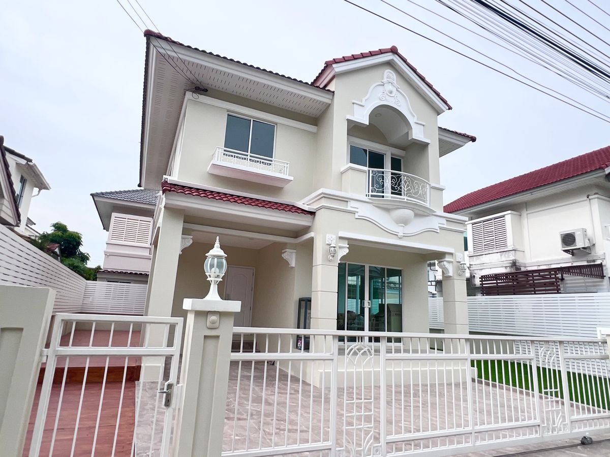 ให้เช่าบ้านลาดกระบัง สุวรรณภูมิ : Sing house for rent after the renovation. 