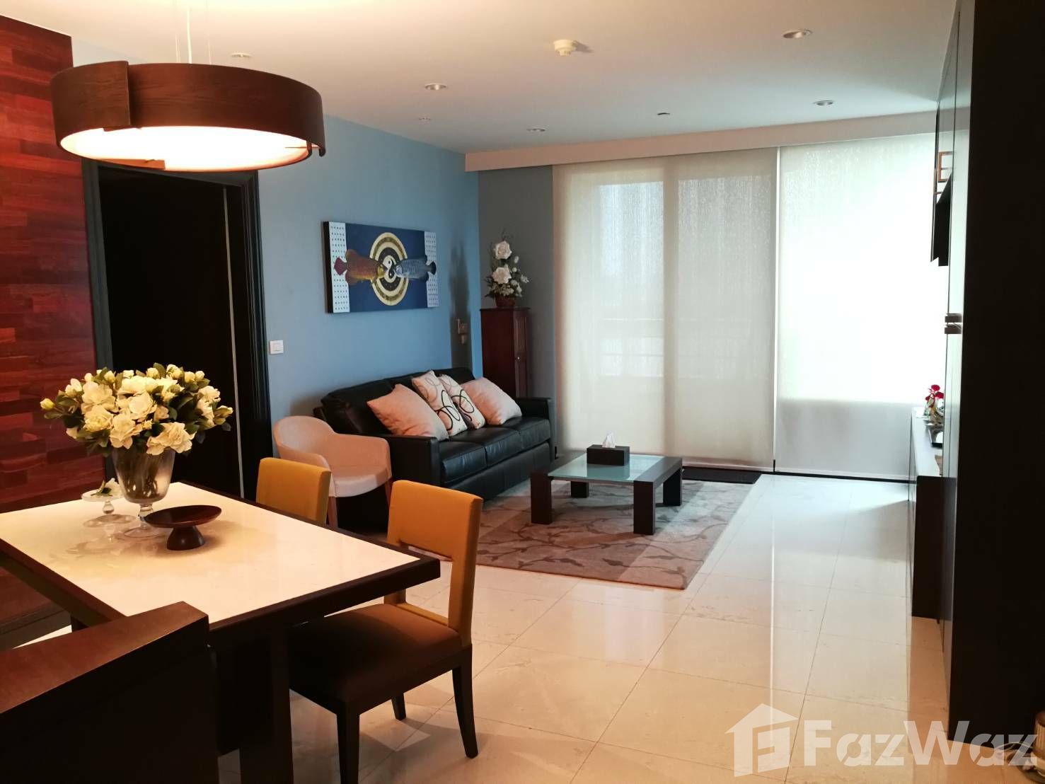 For RentCondoWongwianyai, Charoennakor : 2 Bedroom Condo for rent at Watermark Chaophraya U1035804
