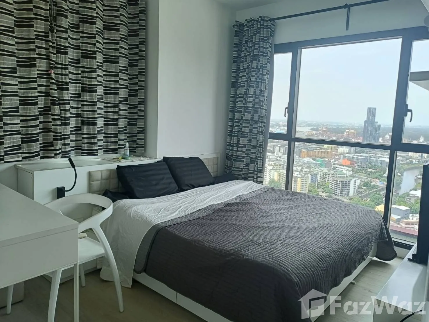 For RentCondoOnnut, Udomsuk : Wyne Sukumvit 1 bedroom high floor River view U5641625