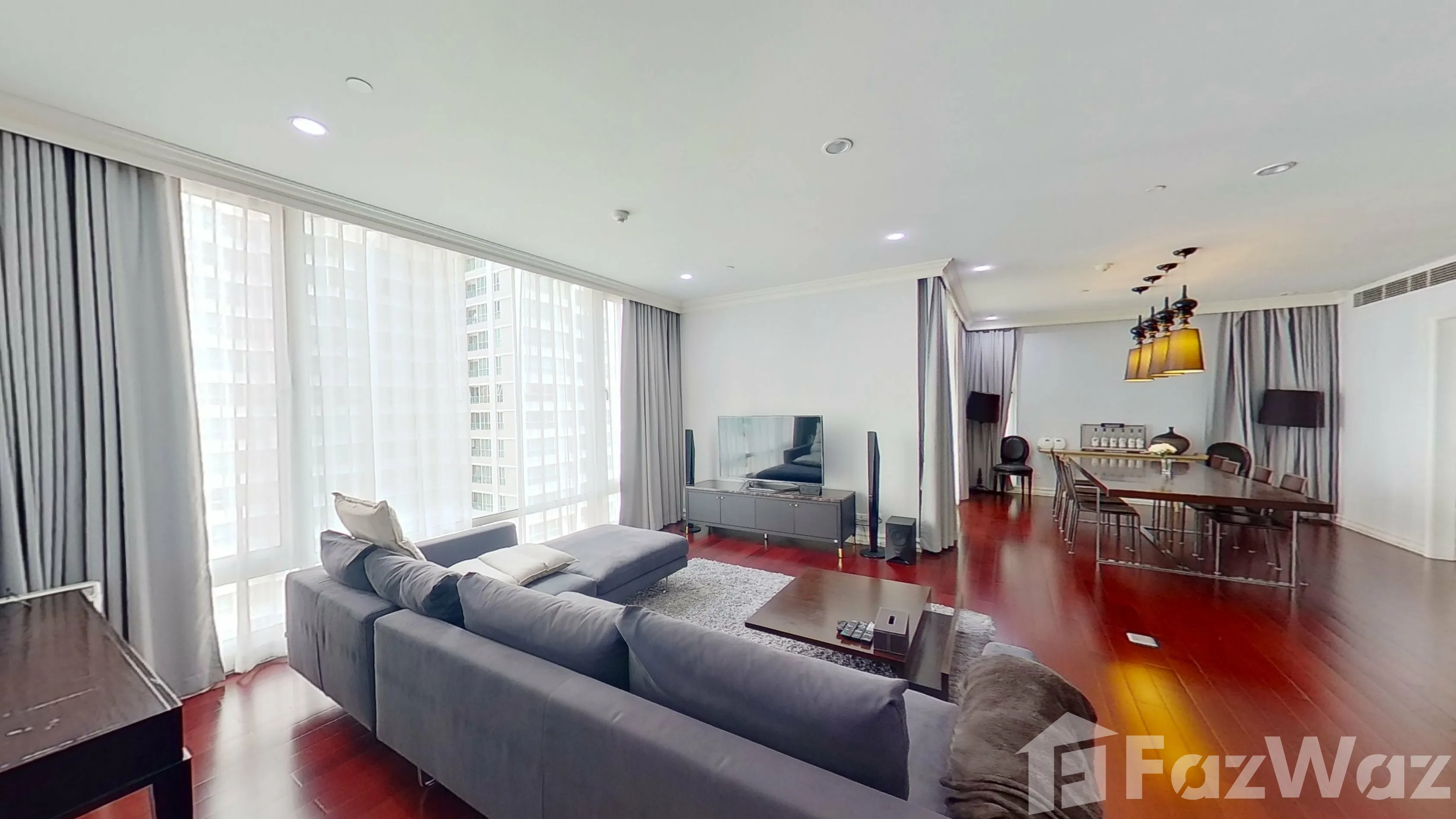 ให้เช่าคอนโดวิทยุ ชิดลม หลังสวน : คอนโดให้เช่า 4 ห้องนอน ในโครงการ เดอะ พาร์ค ชิดลม U667490