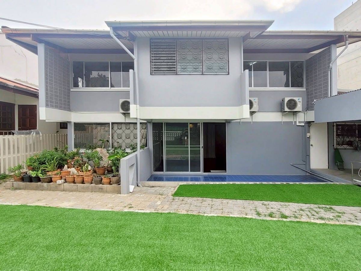 For RentHouseRama9, Petchburi, RCA : 💥CP-8346💥For rent, single house, Soi Rama 9 41, Intersection 14, Bangkok 👉Add Line @rentbkk