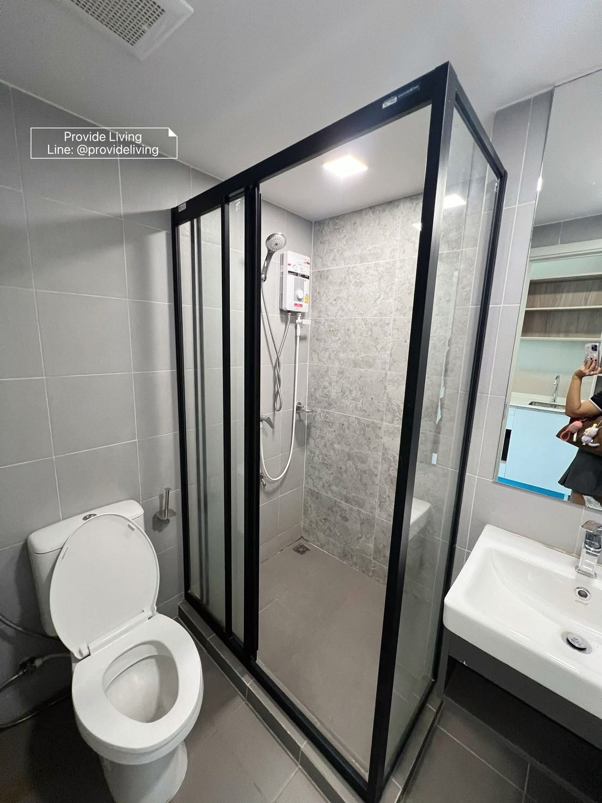 For RentCondoPathum Thani,Rangsit, Thammasat : 🌟provideliving🌟 Rent Kave Town Colony, full -sided pool view, Line: @provideliving