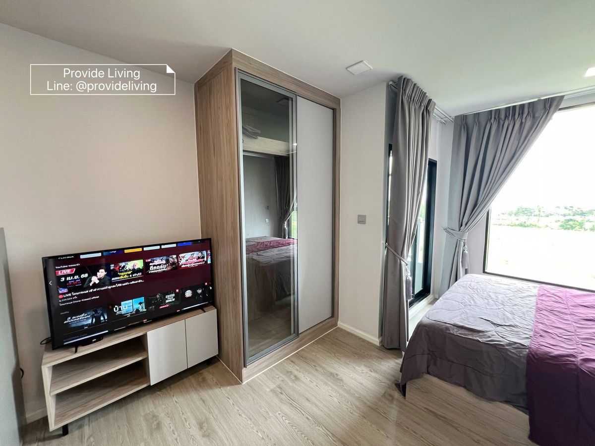 For RentCondoPathum Thani,Rangsit, Thammasat : 🌟provideliving🌟 Rent Kave Town Colony, full -sided pool view, Line: @provideliving