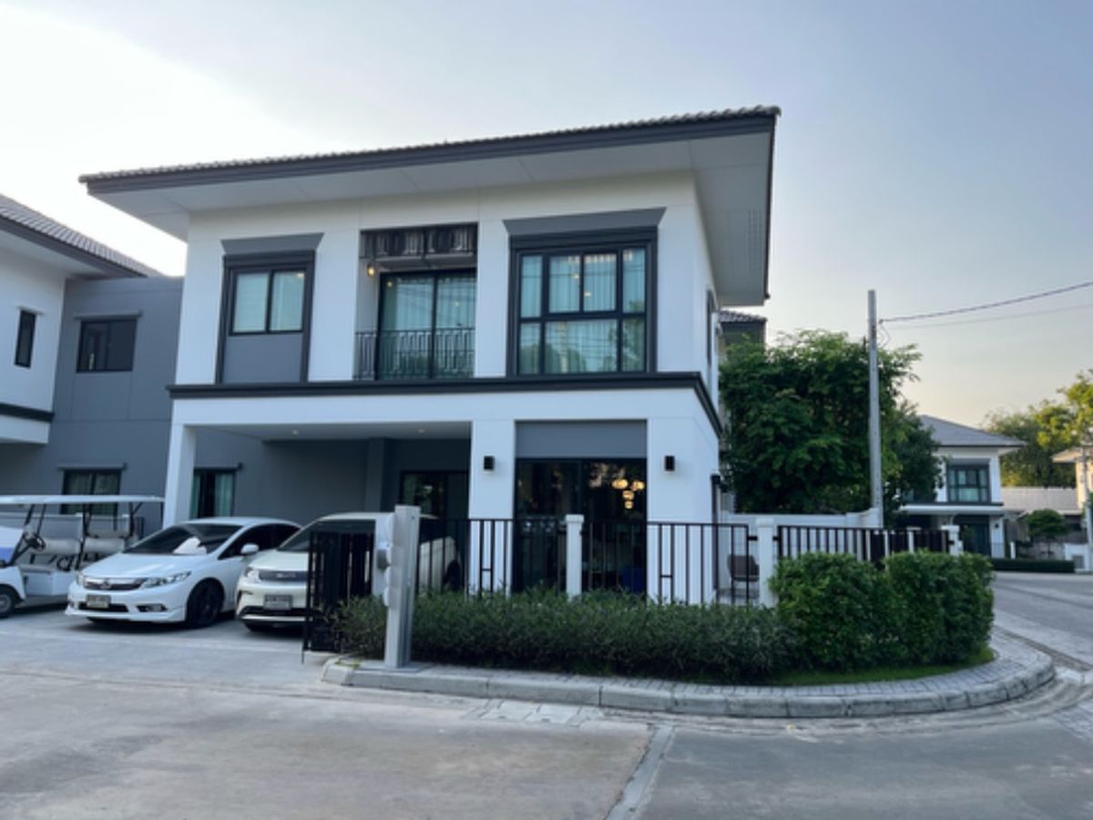 ให้เช่าทาวน์โฮมสมุทรปราการ สำโรง : 💥ForRent💥4Bed • Lumpini Town Place Sukhumvit-Srinakarin 🏡 Near BTS Green Line, Bangkok Patana‼️ Corner House 🌳 Ready to move in ‼️  Fully Furnished ✨