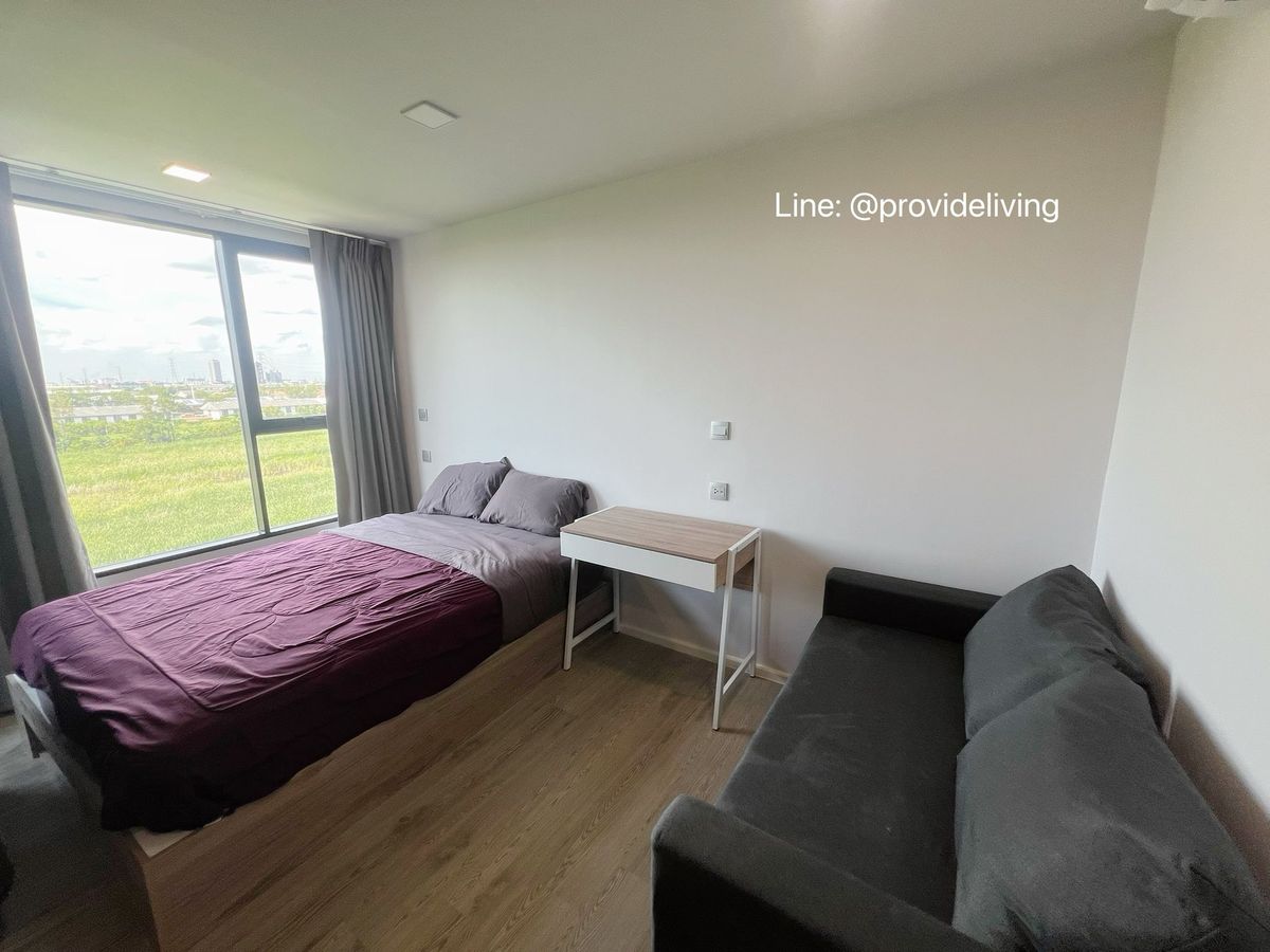 For RentCondoPathum Thani,Rangsit, Thammasat : 🌟provideliving🌟 Rent Kave Town Colony, full -sided pool view, Line: @provideliving