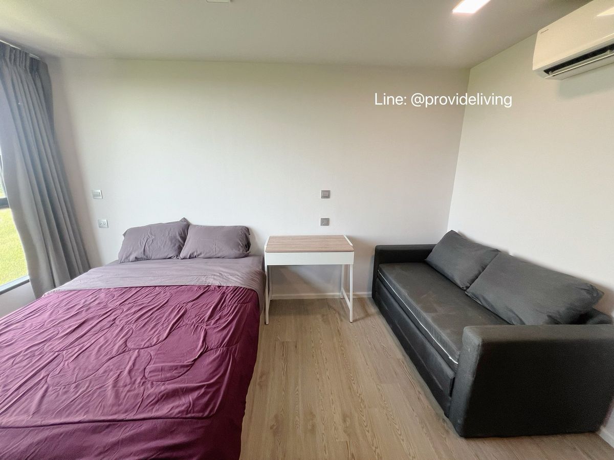 For RentCondoPathum Thani,Rangsit, Thammasat : 🌟provideliving🌟 Rent Kave Town Colony, full -sided pool view, Line: @provideliving