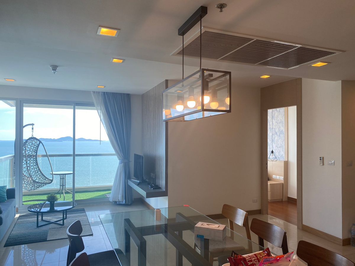 ให้เช่าคอนโดพัทยา บางแสน ชลบุรี สัตหีบ : For rent condo The Palm wongamat beach2 beds corner type 