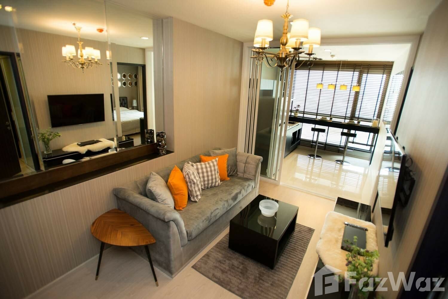 For RentCondoOnnut, Udomsuk : 1 Bedroom Condo for rent at Rhythm Sukhumvit 44/1 U1056742
