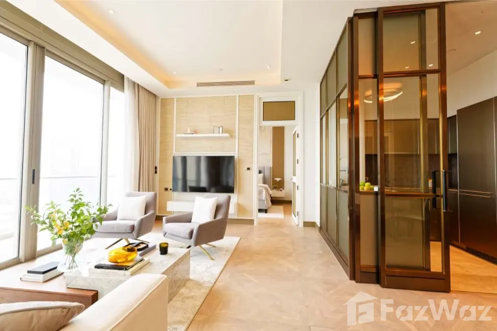 For RentCondoWongwianyai, Charoennakor : 2 Bedrooms, 2 Bathrooms 128sqm 31st Flr @The Residences U1752776