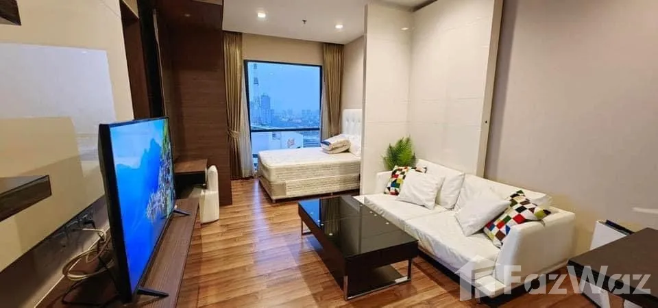 For RentCondoRatchadapisek, Huaikwang, Suttisan : 1 Bedroom Condo for rent at Ivy Ampio U1716588