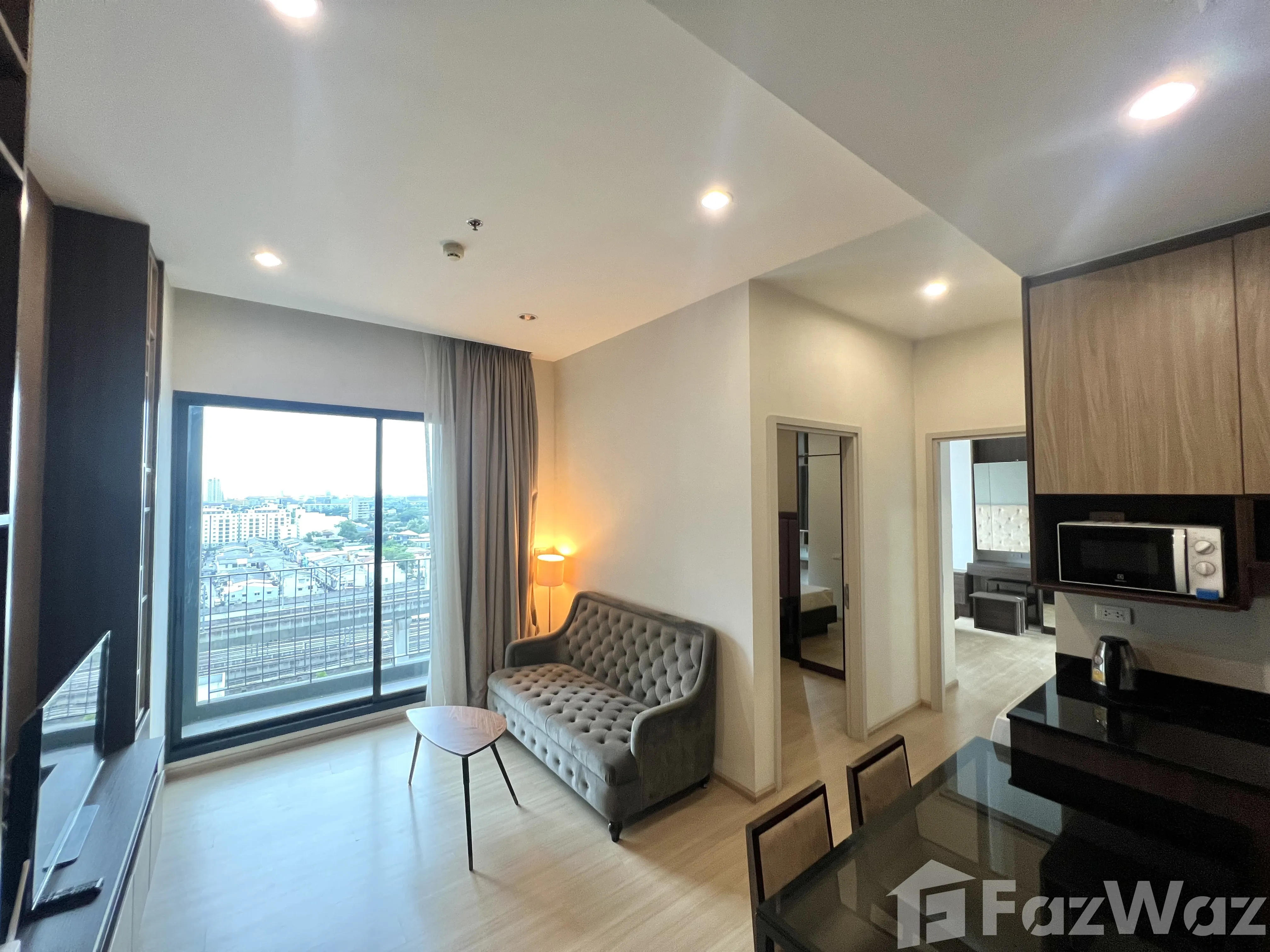ให้เช่าคอนโดพระราม 9 เพชรบุรีตัดใหม่ RCA : 2-Bedroom Condo for Rent in The Capital Ekamai - Thonglor U1899742