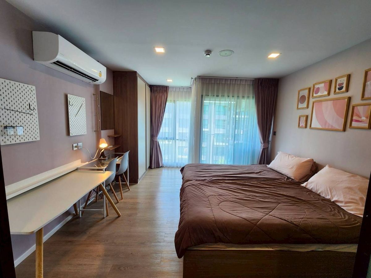 ให้เช่าคอนโดปทุมธานี รังสิต ธรรมศาสตร์ : 🏡 ให้เช่า Kave Town Shift 💖 ตึก C ชั้น 6 ✨ แต่งสวย ครบครัน วิวกลางสวน 