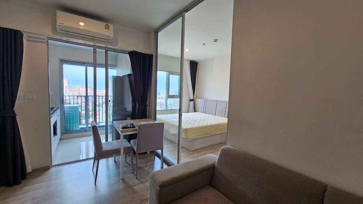 For RentCondoRamkhamhaeng, Hua Mak : For rent 📍 Niche Mono Ramkhamhaeng 📍 Fully furnished and equipped with electrical appliances, near The Mall