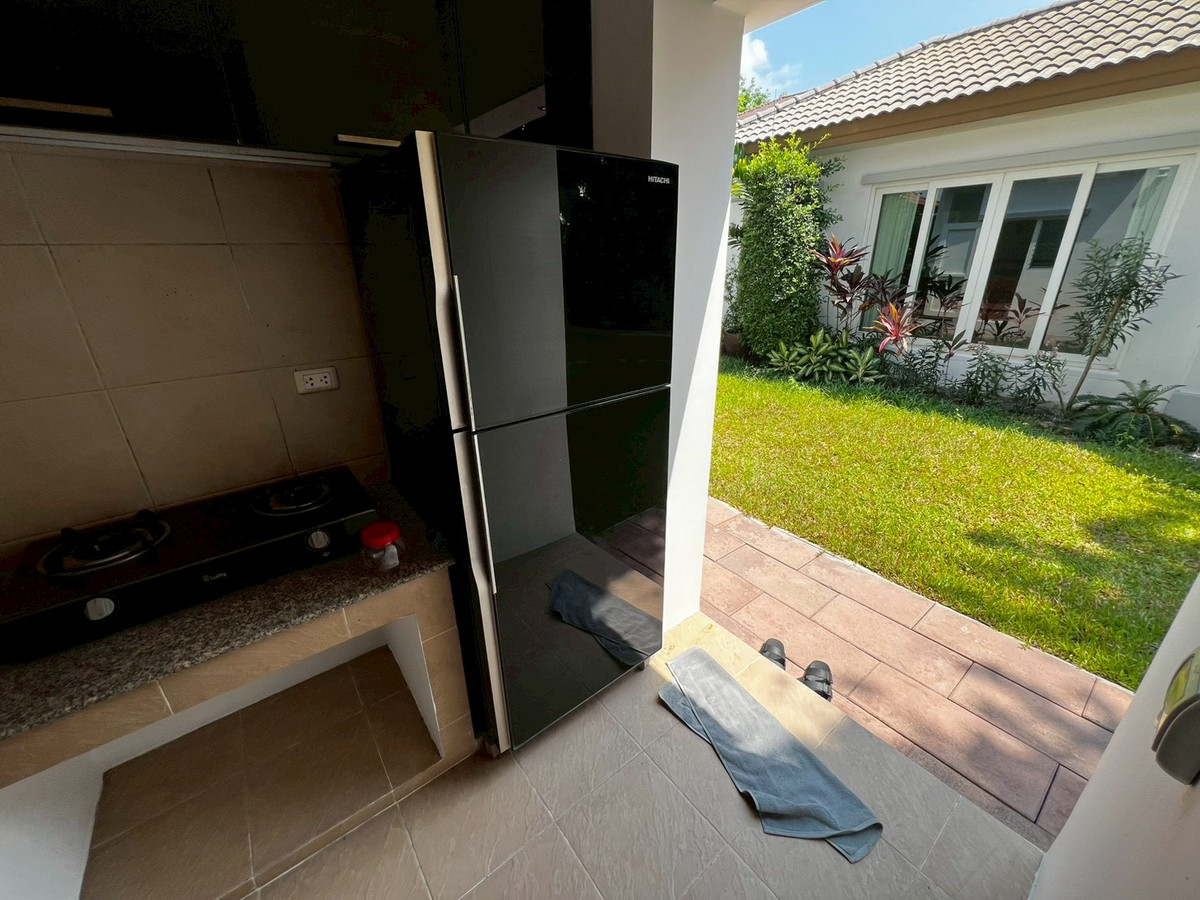 For RentHouseNonthaburi, Bang Yai, Bangbuathong : house 130 sq.wah, opposite Denla British (DBS), 4 bedrooms, 4 bathrooms, maid's room, fully furnished.