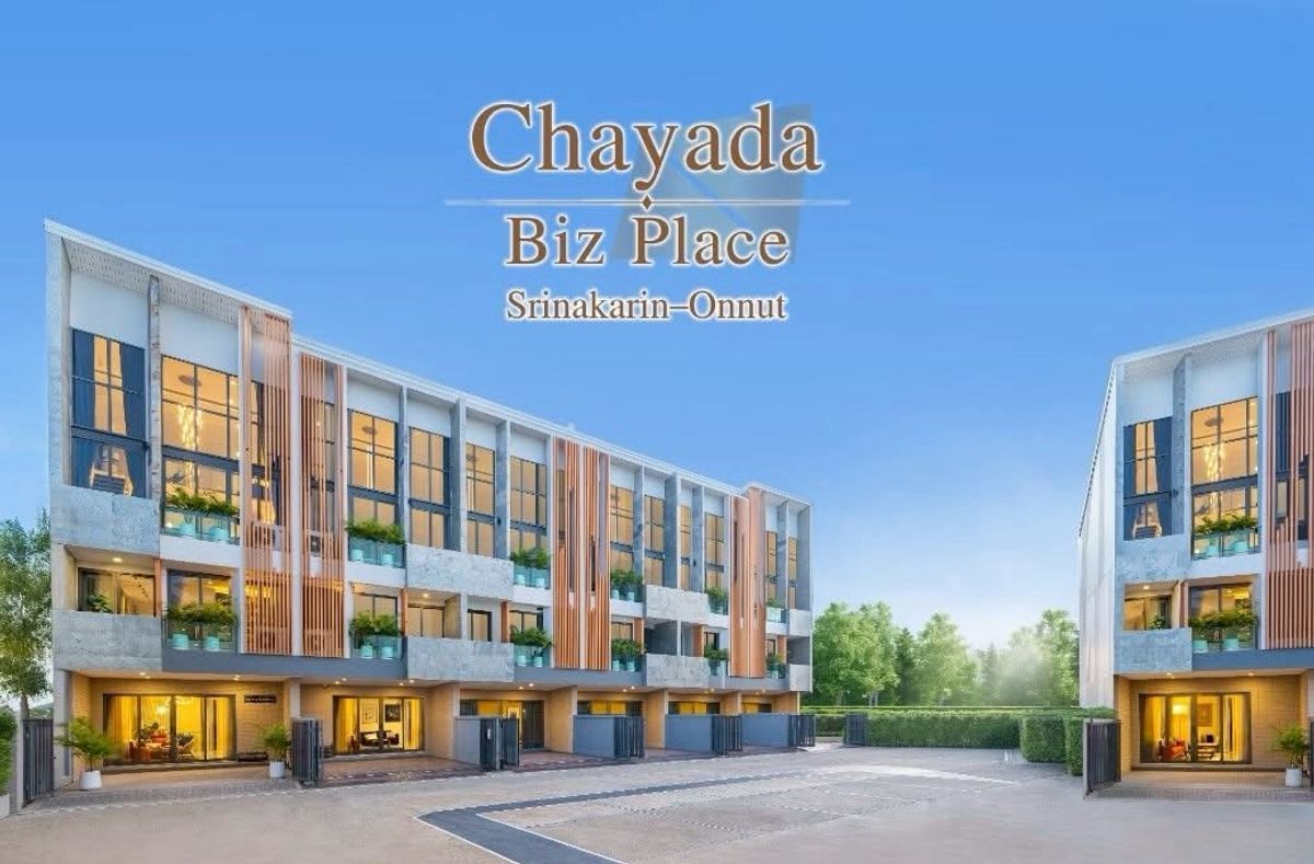 ขายบ้านลาดกระบัง สุวรรณภูมิ : Chayada Biz Place Srinakharin-Onnut Near MegaBangna Bangkok : Thailand. Code : T8222