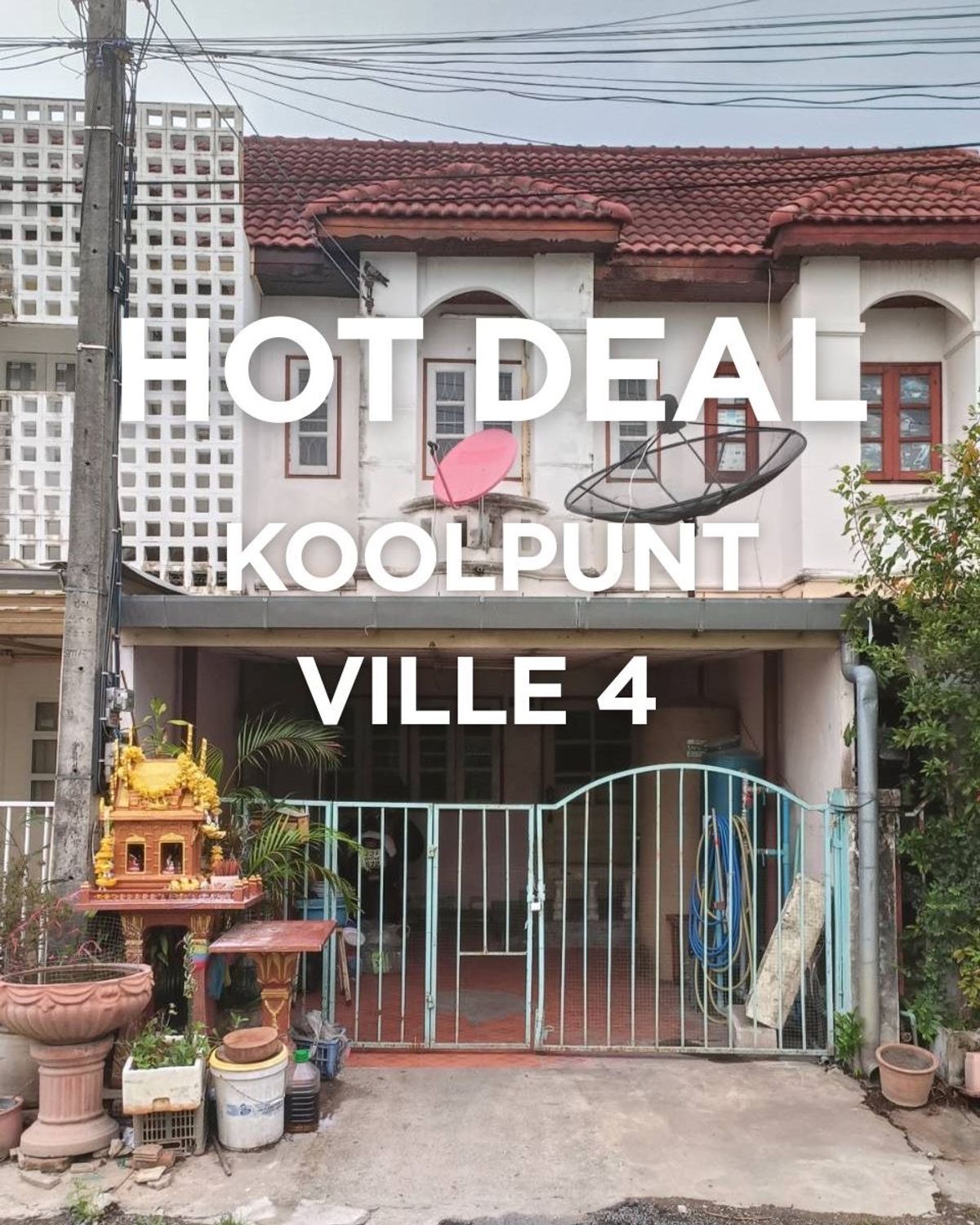 ขายทาวน์โฮมเชียงใหม่ : 🏡 ขายทาวน์โฮมกุลพันธ์วิลล์ 4 (แม่เหียะ)  ราคาพิเศษเพียง 1.2 ล้านเท่านั้น!