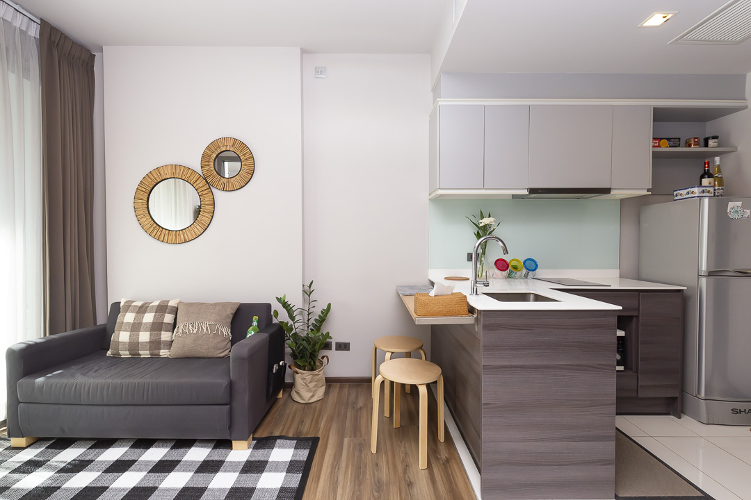 ขายคอนโดสุขุมวิท อโศก ทองหล่อ : 🔥ขายด่วน + 🔥ซีลบายแสนสิริ ขนาด 35 ตร.ม. 1 ห้องนอน ตกแต่งสไตล์โมเดิร์น มีเครื่องใช้ไฟฟ้า